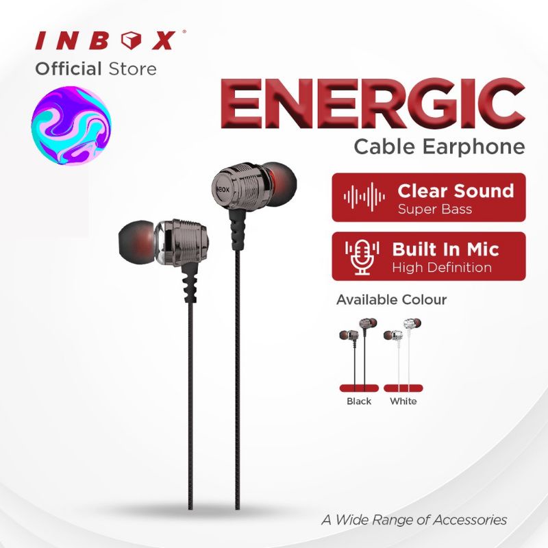 Hexdset/earphone/esrbuds/ headsfree INBOX ENERGIC