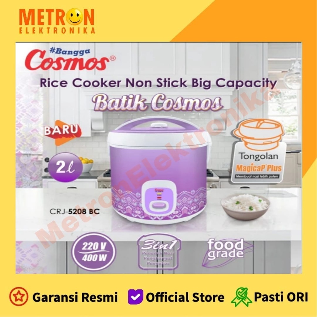 COSMOS CRJ 5208 BC MAGIC COM 2 LITER 3 IN 1 + TONGOLAN / CRJ5208BC