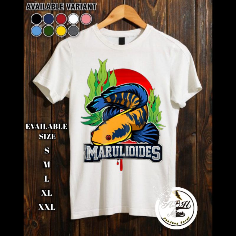 Baju Kaos T-shirt Distro anak Laki-laki/perempuan Gambar Ikan CHANNA MARU bagu/murah baju kaos anak 