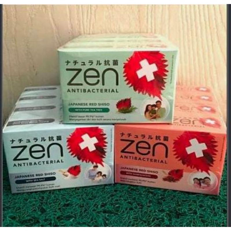 PAKET 4 PCS Sabun Zen Batang / Zen Sabun Batang 70gr isi 4 pcs / Sabun Mandi