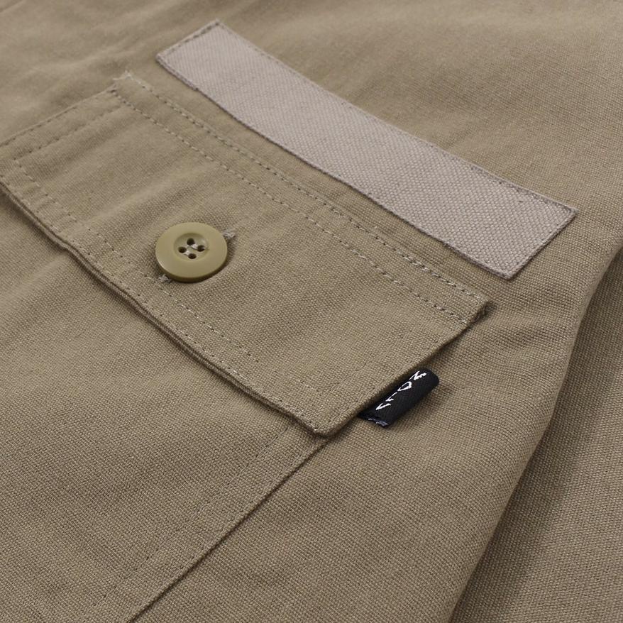 FREE ONGKIRWOLV Jaket kemeja camo casual semi parka hijau army|SQ6