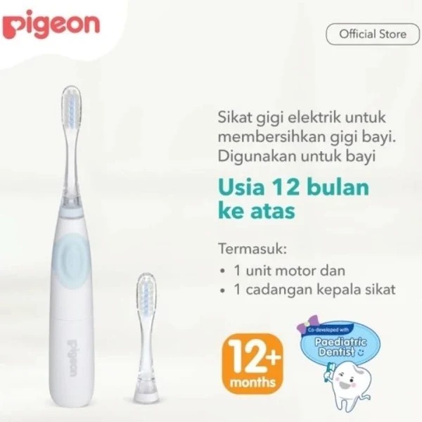 Pigeon Electric Finishing Toothbrush - Sikat Gigi ELektrik Pigeon