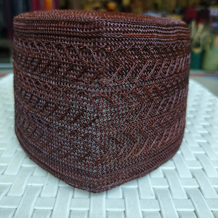 {FamilyStore} peci akar jangang . kopiah akar jangang . asli kalimantan. 001 Diskon