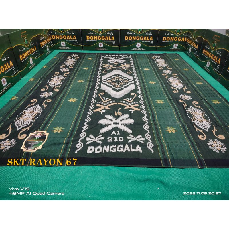 (ORIGINAL) SARUNG DONGGALA SONGKET 210/ DONGGALA SKT