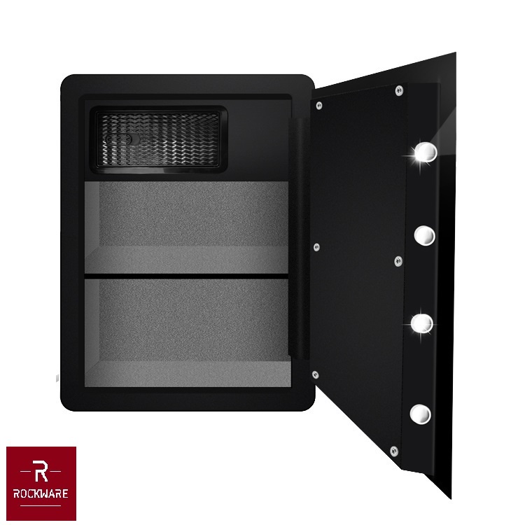 ROCKWARE Safety Box with Fingerprint Lock - 45x40x33cm - RW-MS-450