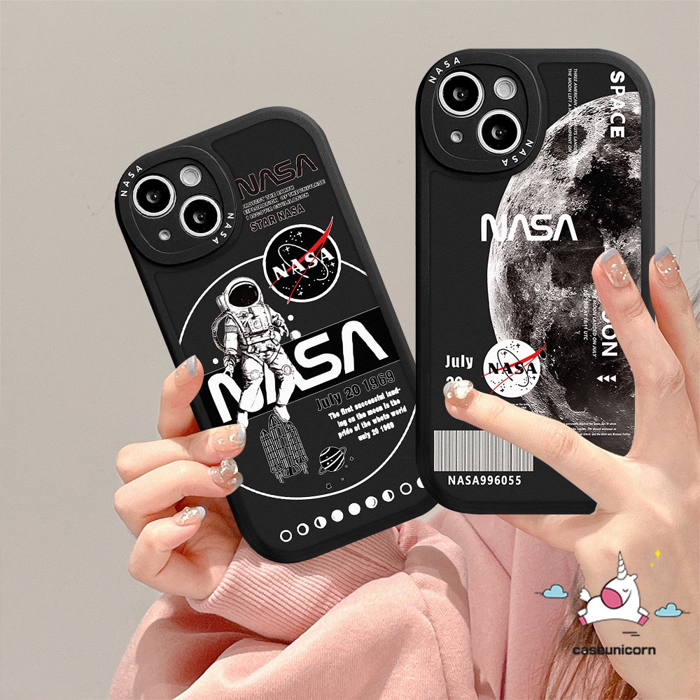 Casing Soft Case Oppo A15 A95 A17 A57 A96 A16 A5s A17K A55 A54 A77s A12 A16K A74 A76 A16E A78 A58 A3S A1K A94 A7 Reno 8T 5Z 8 7 7Z 5F 5 6 A53 A92 A9 A5 A31 Case NASA Brand Trendy
