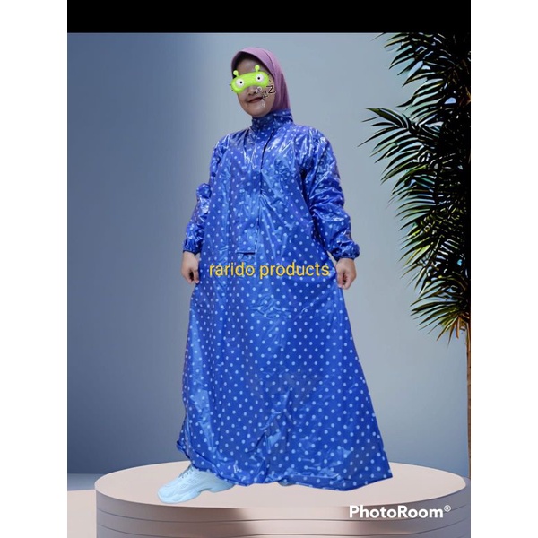 JAS HUJAN GAMIS  pria wanita Jas hujan muslim anti bocor awet mantel hujan