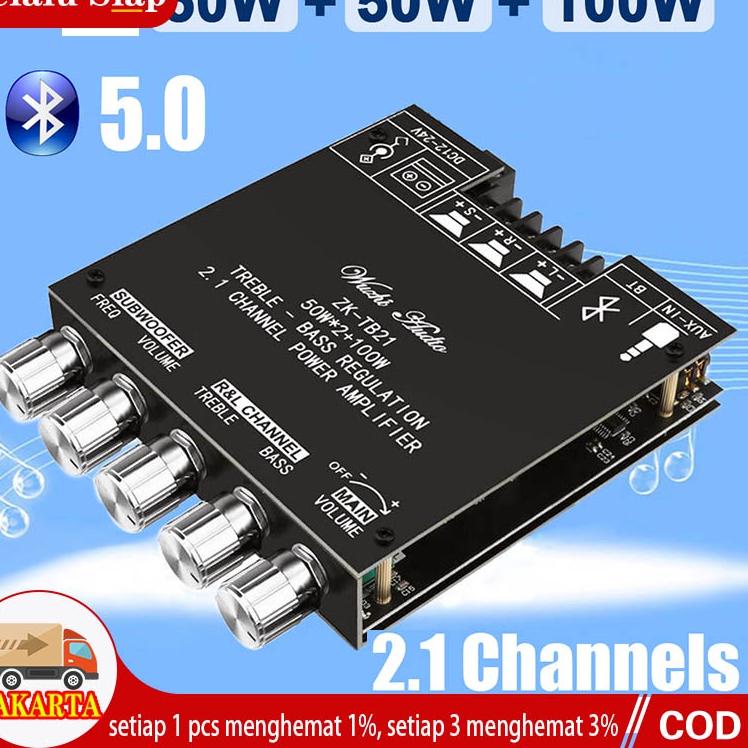 Hot Sale ZK-MT21/ZK-TB21 High Performance Audio Amplifier Module Digital BT 5.0 Power Subwoofer