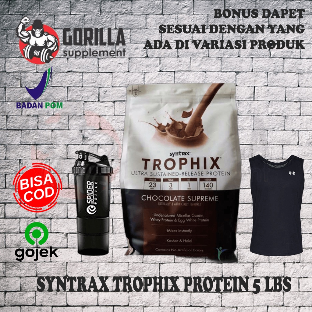 SYNTRAX Trophix 5lbs 5lb Whey Protein Time Release USA