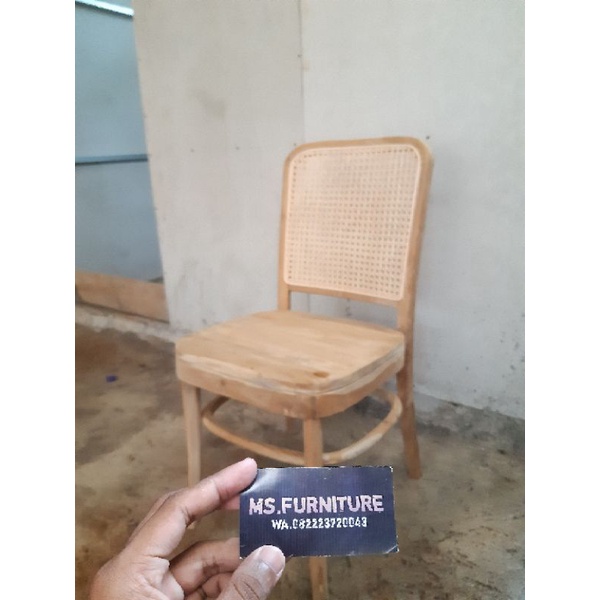 Kursi Cafe Jati Rotan / Kursi Celvin / Kursi Kevin Rotan / Kursi Cafe Rotan / Kursi Cafe