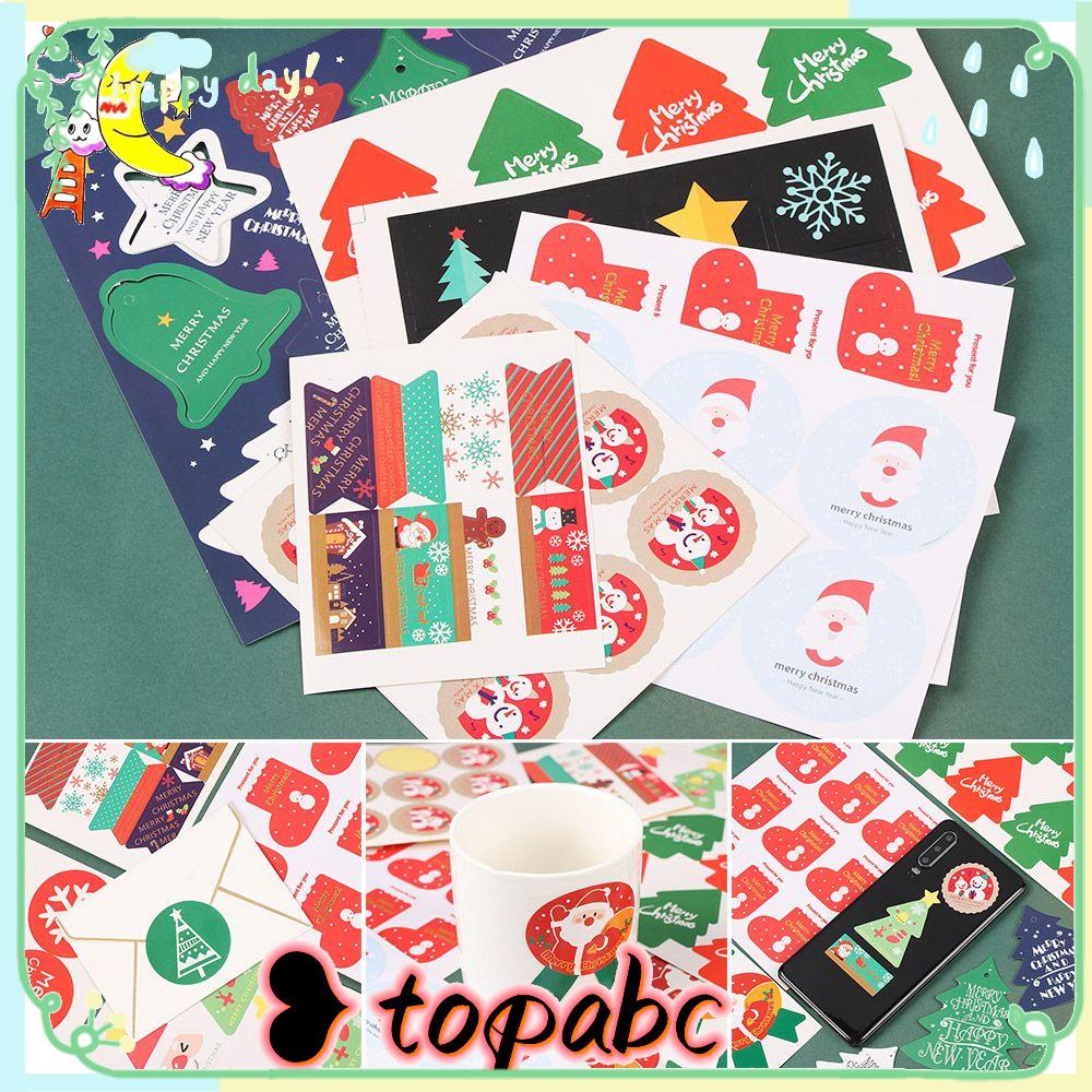 Top 5pcs Kemasan Stiker Party Decoratie Baking Package Self Adhesive Sealing Sticker