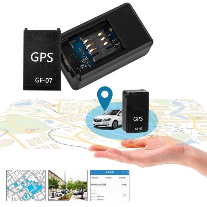 GPS GF-07 sistem pelacak GPS mini Tracker FN