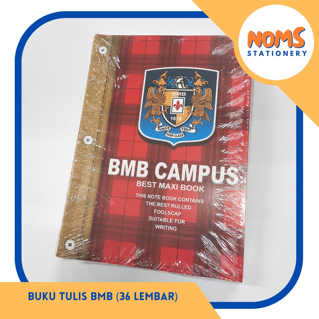 

Buku Tulis BMB Isi 36 Lembar (1 pack isi 10 buku)