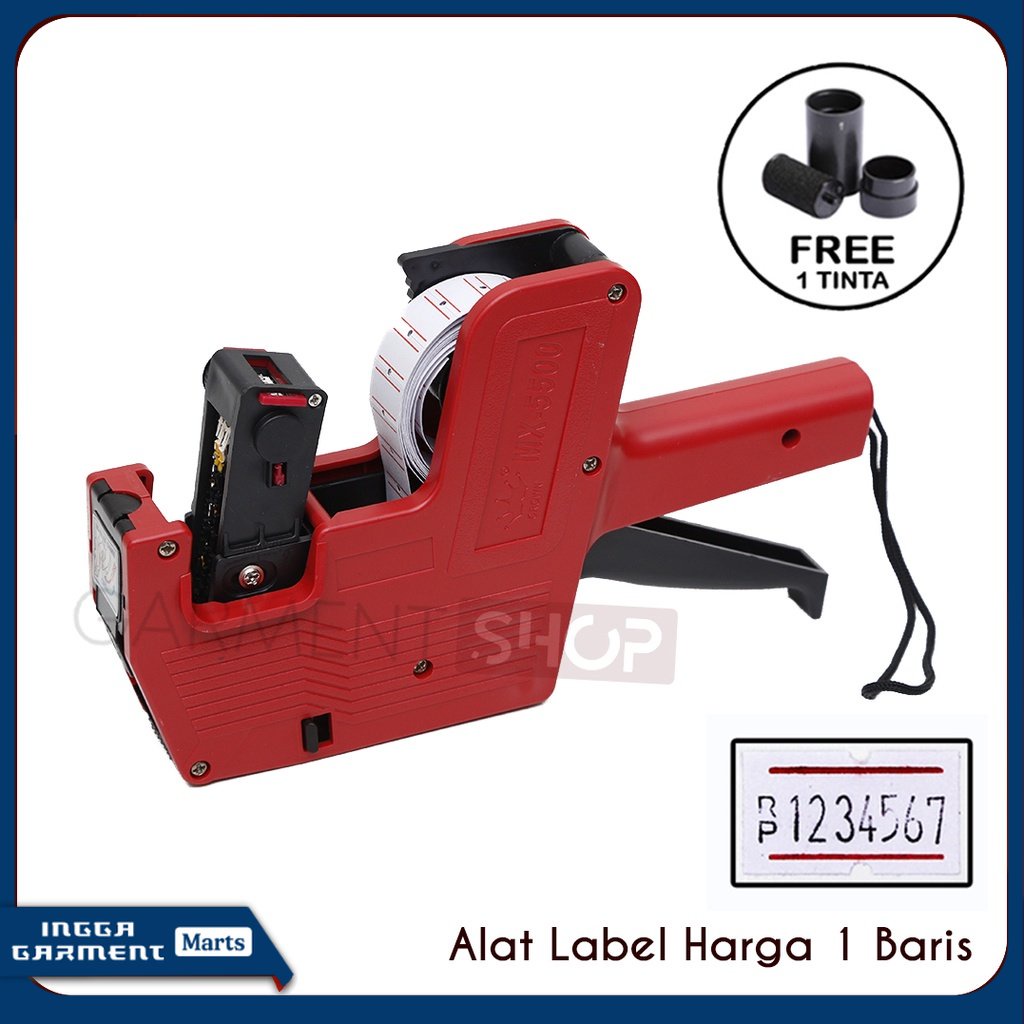 

Alat Label Harga Stiker Price Labeller Penempel Harga Barang Plastik Snack 1 2 Baris