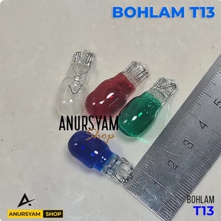 Bohlam T13 10W 12V / Bohlam Tancap T13 Motor / Bohlam Lampu Motor T13