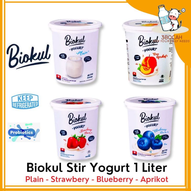 

Yogurt Biokul Stirred 1000 ML Semua Rasa