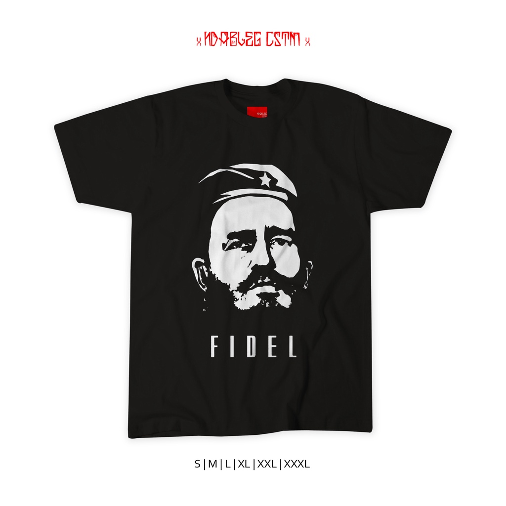 KAOS FIDEL CASTRO KAOS TOKOH FIDEL CASTRO