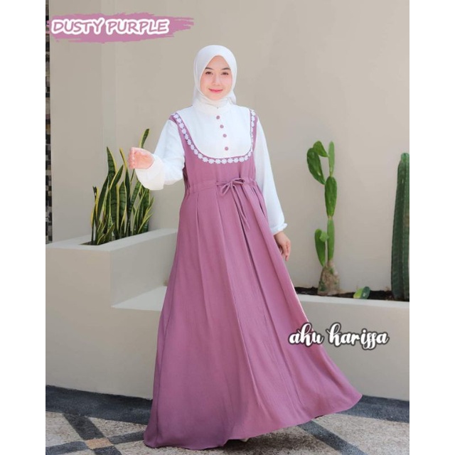 ARETHA DRESS ORI AKU KARISSA OOTD WANITA MODERN KEKINIAN