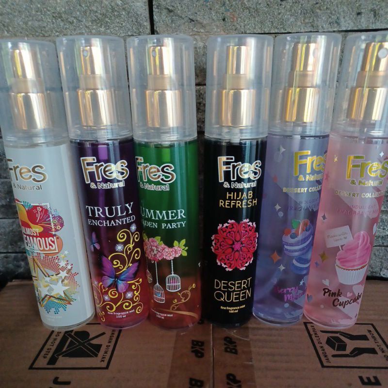 Fres &amp; Natural Spray Cologne Hijab Refresh Botol 100ML