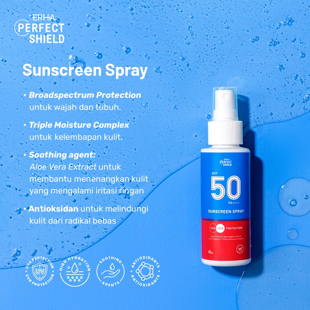 ERHA Perfect Shield Suncreen Spray SPF 50++++ 90 ml