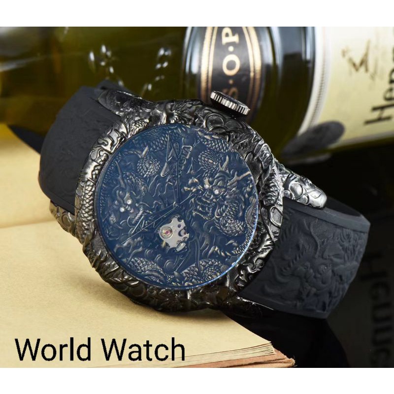 Jam Tangan Pria Merk Invicta Dragon Automatic Rabber