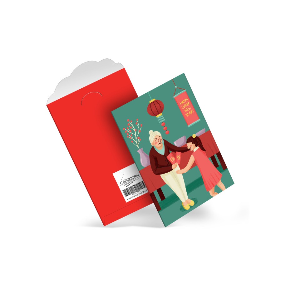 

Capricorn Design Amplop Imlek / Chinese New Year Envelope AMIK093 Isi 5