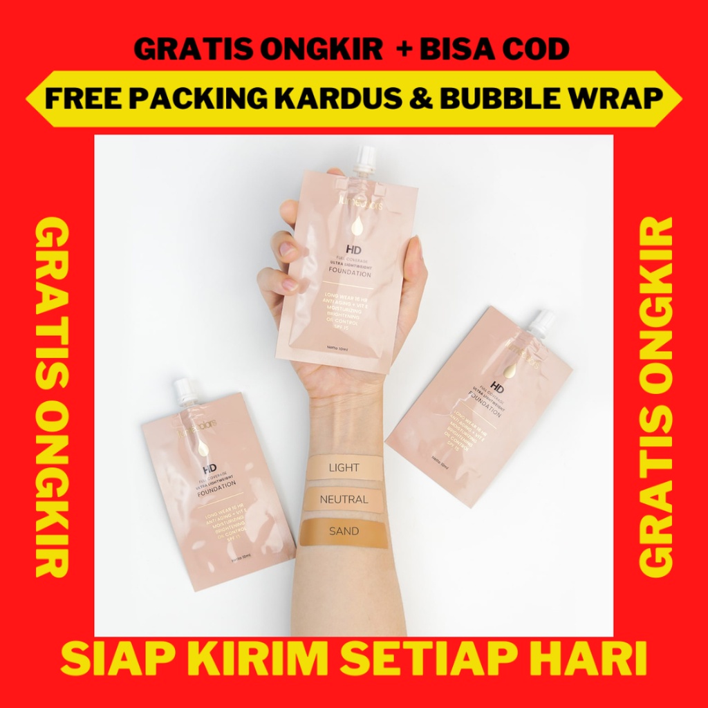 Foundation Lumecolors Sachet, Foundation Lumecolors HD Full Coverage Original, Foundation Lumecolors