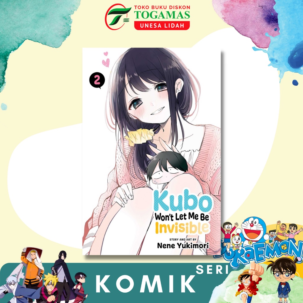 PRE-ORDER KUBO WON`T LET ME BE INVISIBLE 01, 02, 03 KARYA NENE YUKUMORI