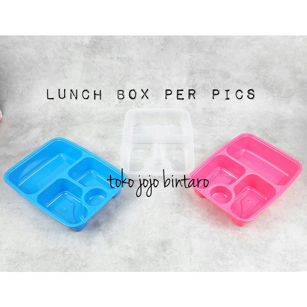 LUNCH BOX THINWALL / LUNCH BOX BENTO / TEMPAT MAKAN PLASTIK