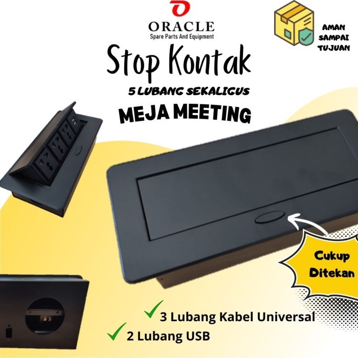 Stop Kontak listrik seri C33u2, meja Gaming, Komputer,ORACLE