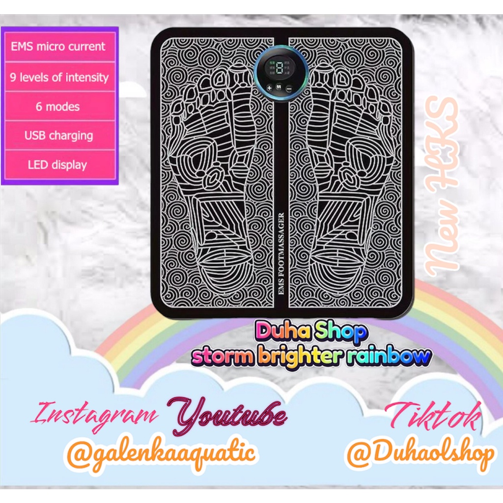 alat terapi pijat kaki pengobatan pencegahan penyakit teknologi EMS pegal linu encok rematik struk