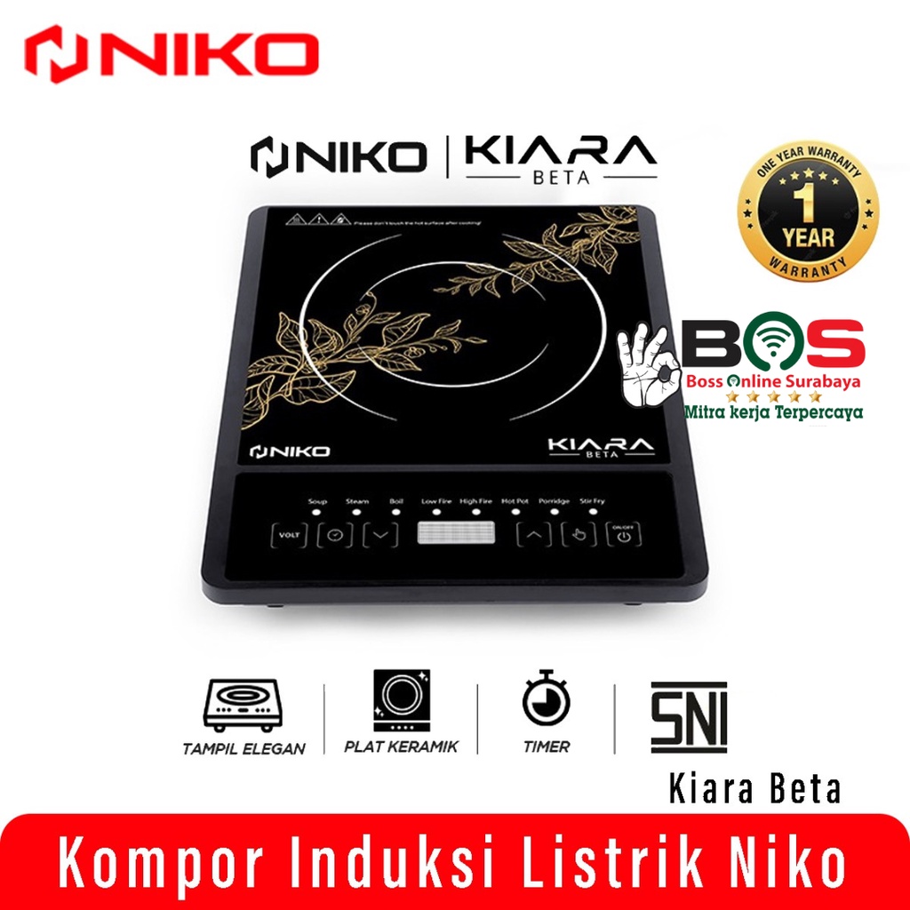 Kompor Induksi Niko Kiara Beta Niko Kompor 1 Tungku Induction Stove Beta