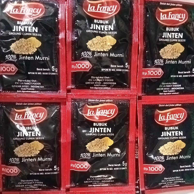 ✔MURAH Jinten Bubuk Shachet @5gr Halal MUI