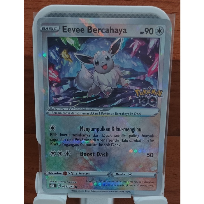 Kartu Eevee Bercahaya
