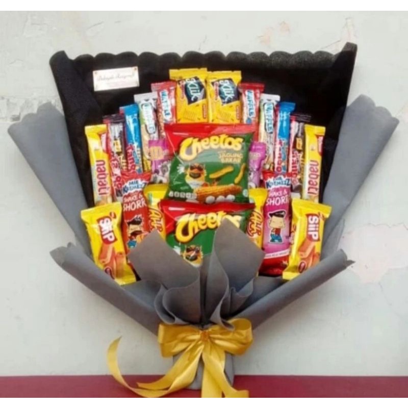 bouquet snack murah / buket snack murah / bouquet snack wisuda