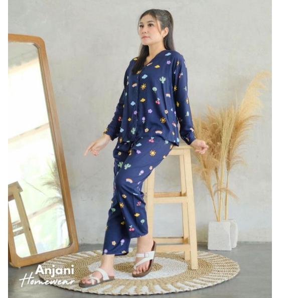 Terlaris PIYAMA RAYON PANJANG | PIYAMA RAYON | PIYAMA WANITA |