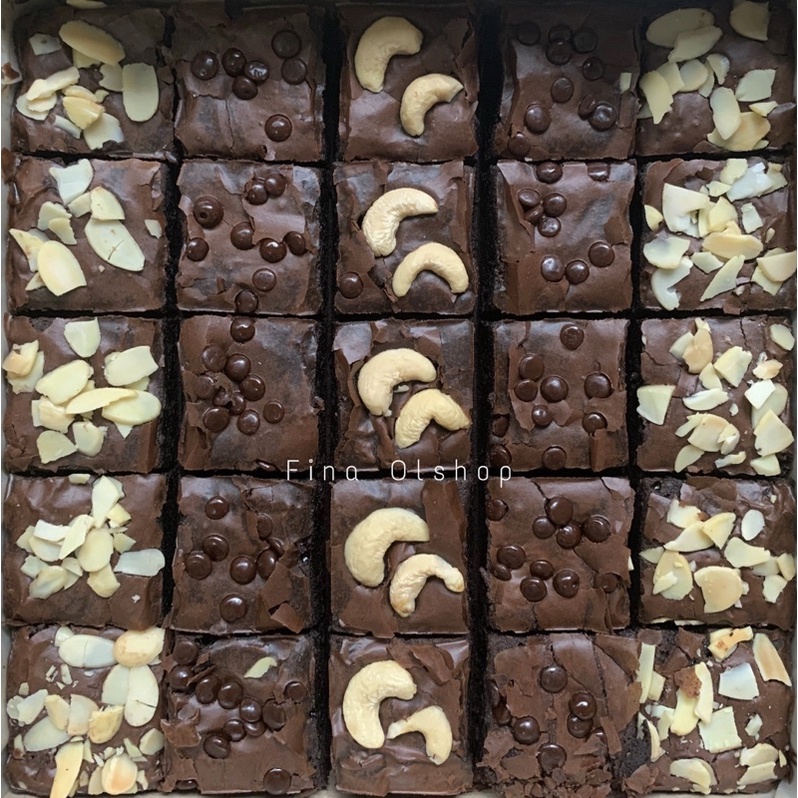 

Fudgy Brownies Shiny Crust | Brownies Panggang