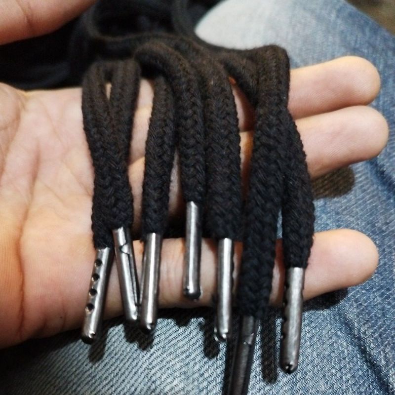 Tali Hoodie Flat Aglet premium bahan katun / tali Hoodie aglet premium
