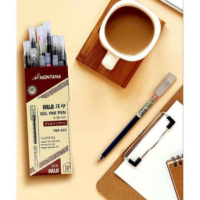 

PULPEN GEL MONTANA TGP-033/0.38 BIG TANK