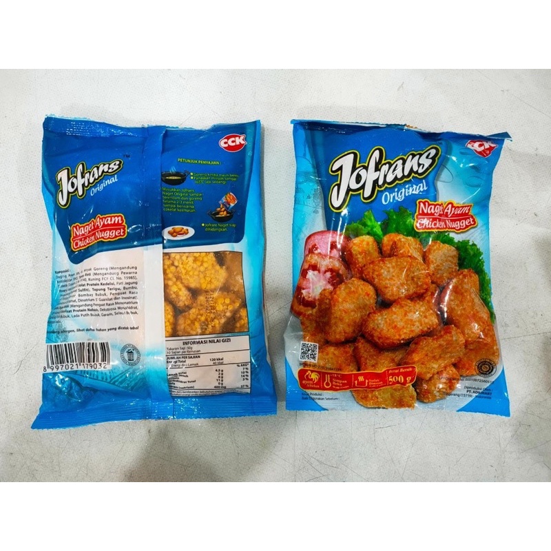 

Jofrans crispy chicken nugget ayam 500 g