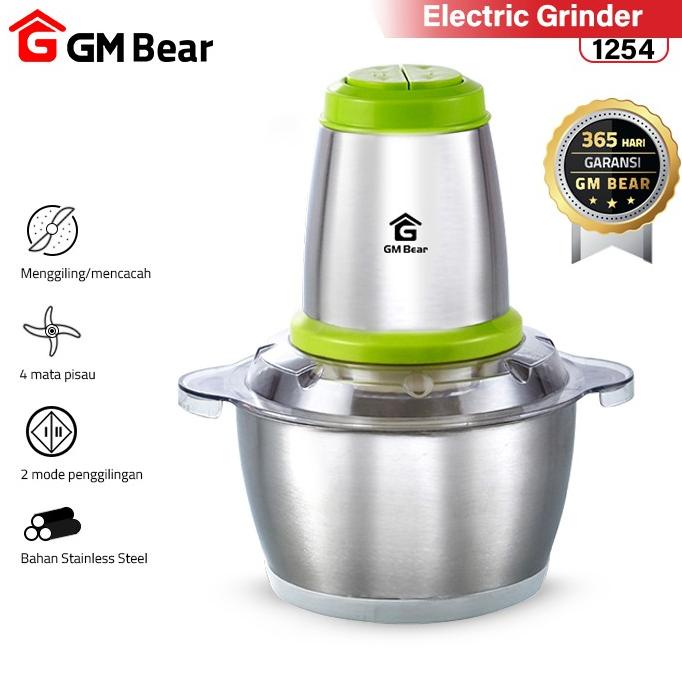 GM Bear Blender Elektrik Penggiling Daging Stainless Steel 1254 silahkan di pesan