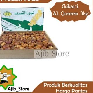 

↭ (FRESH QUALITY) KURMA SUKARI AL QASEEM 3Kg 3 KG Sukkari Basah Qasim Qasem Ruthob Madu Premium Dates