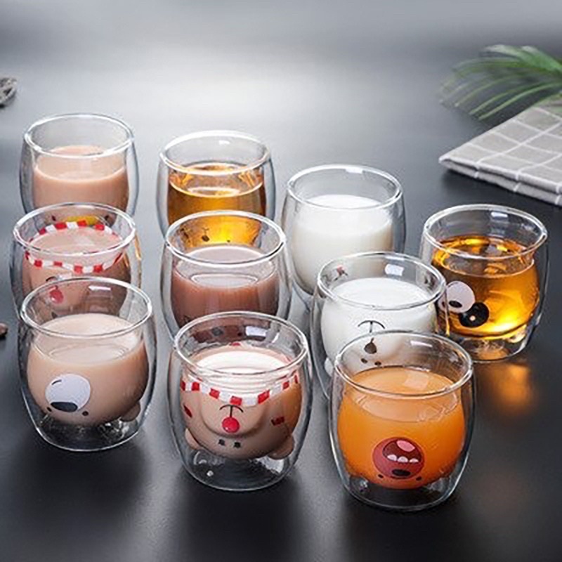 Gelas Kaca Double Wall / Gelas Kopi Double Layer