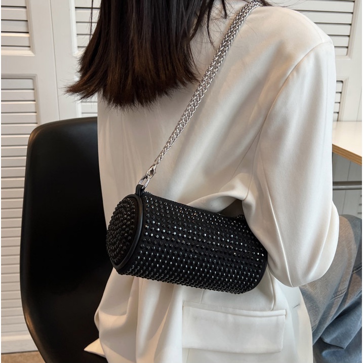 #NEW - TAS IMPORT WANITA NS026 - TAS - TAS PESTA - TAS MURAH - TAS SELEMPANG - TAS BLING