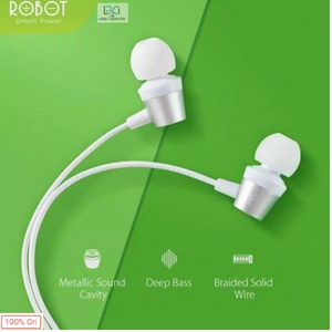 Headset Robot RE101S Earphone Bass Original