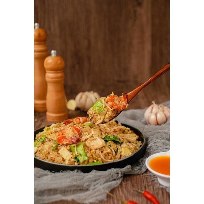 

Singapore Fried Rice (Shirataki Tx0421