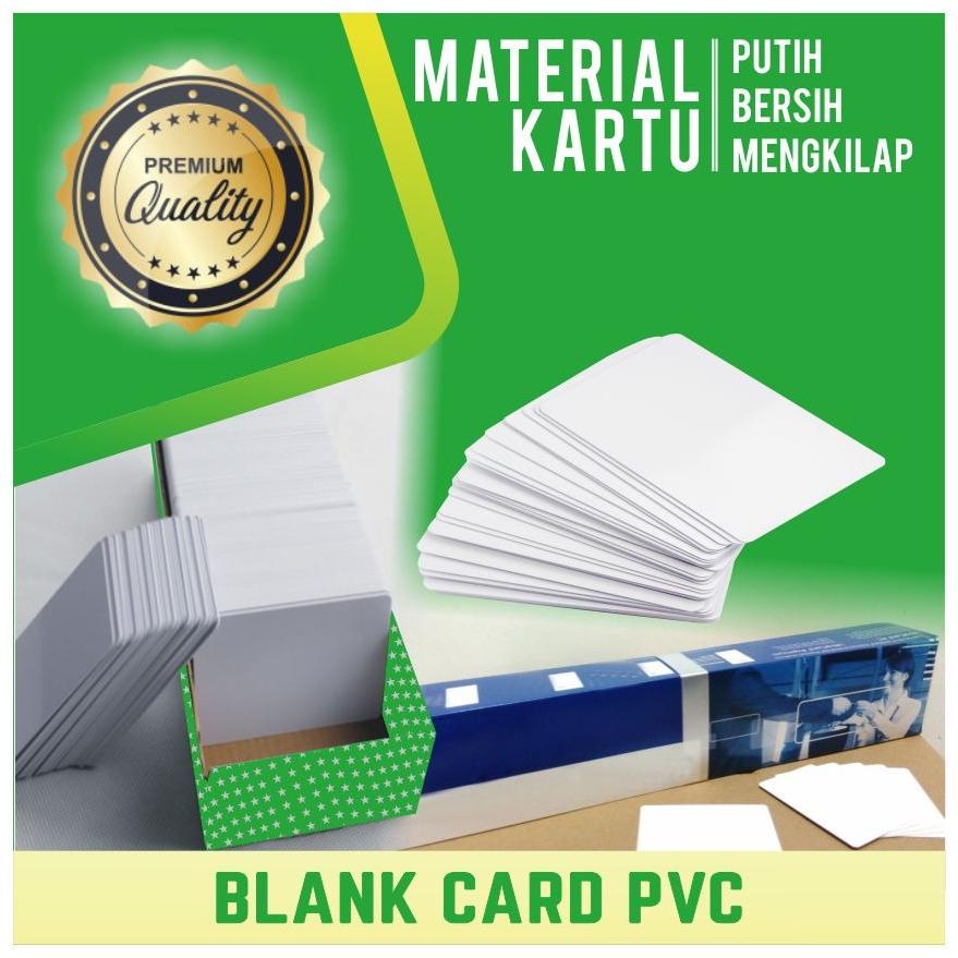 

BISA COD Kartu Pvc Polos / PVC Blank ID Card isi 50 Pcs - Kualitas Terbaik