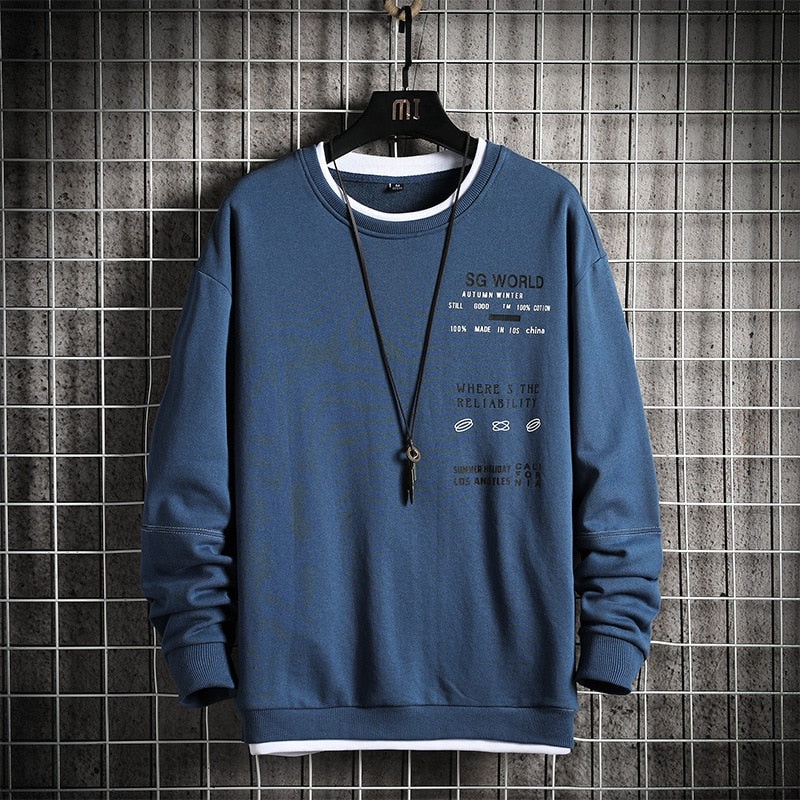 SG WORLD Sweatshirt Basic II Sweater Crewneck Print DTF II Sz M - XL Anak &amp; Dewasa ( Pria &amp; Wanita )