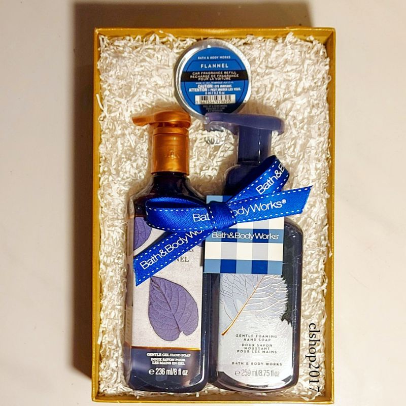 BBW FLANNEL GIFT SET PAKET BATH &amp; BODY WORKS