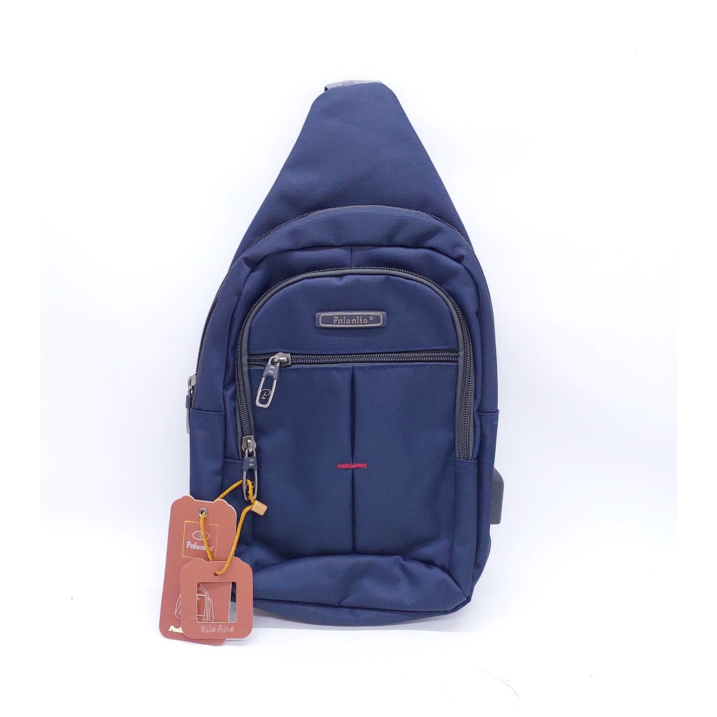 Tas Selempang PALO ALTO Bahan Kain Kanvas anti air + USB MURAH ORIGINAL BARU / Tas TALI SATU PALO ALTO BESAR MURAH ORIGINAL / Tas BAHU PALO ALTO BAHAN JEANS + USB MURAH ORIGINAL/ TAS TALI SATU ALTO COLORFUL RINGAN KUAT MURAH / TAS DADA PALO ALTO MURAH ORI